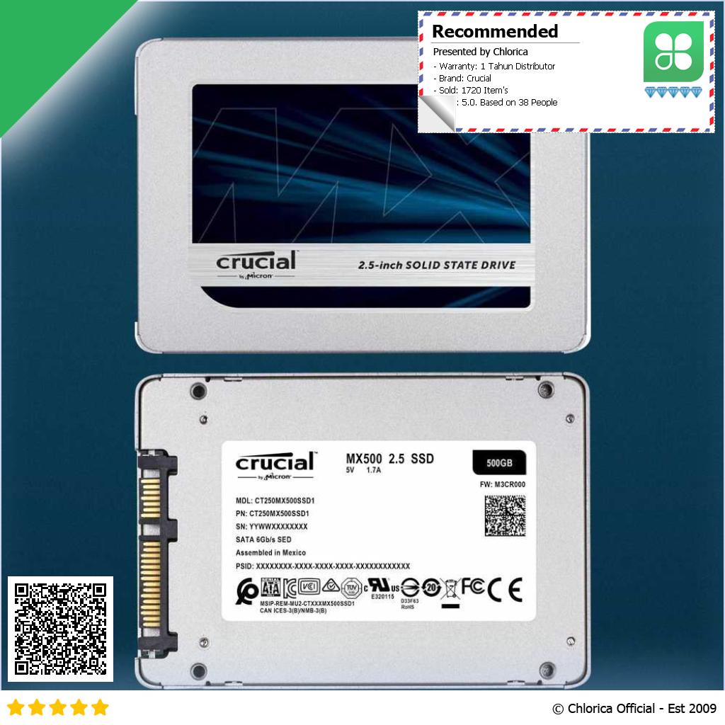 Crucial MX500 SSD 560MB s SATA III 2.5 Inch