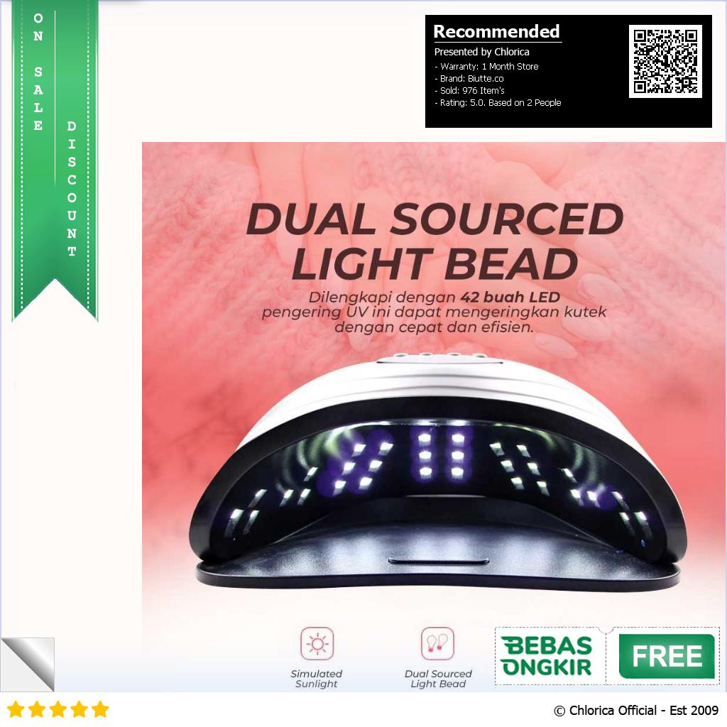 Biutte.co Pengering Kutek Kuku UV LED Nail Dryer 42 LED 120 W S9