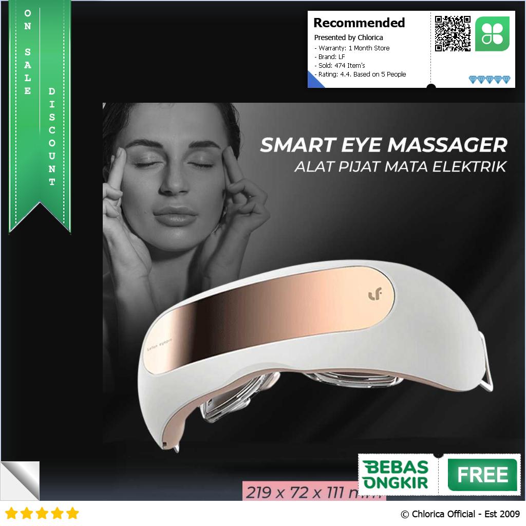 LF Lefan Eye Pro Smart Eye Massager Alat Pijat Kompres Mata Elektrik LF Y001