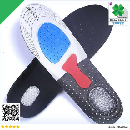 Insole Sepatu Alas Kaki Orthopedic Shock Absorb Gel Orthotic Arch ZYD17