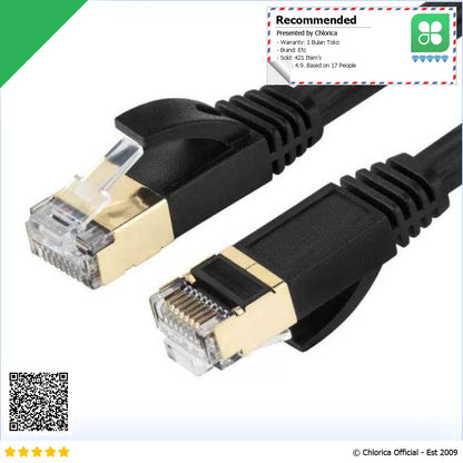 Kabel Ethernet Flat LAN Network RJ45 Cat7 10M NW107