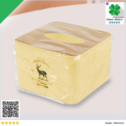 TaffHOME Kotak Tisu Kayu Multifungsi Wooden Tissue Box ZJ003