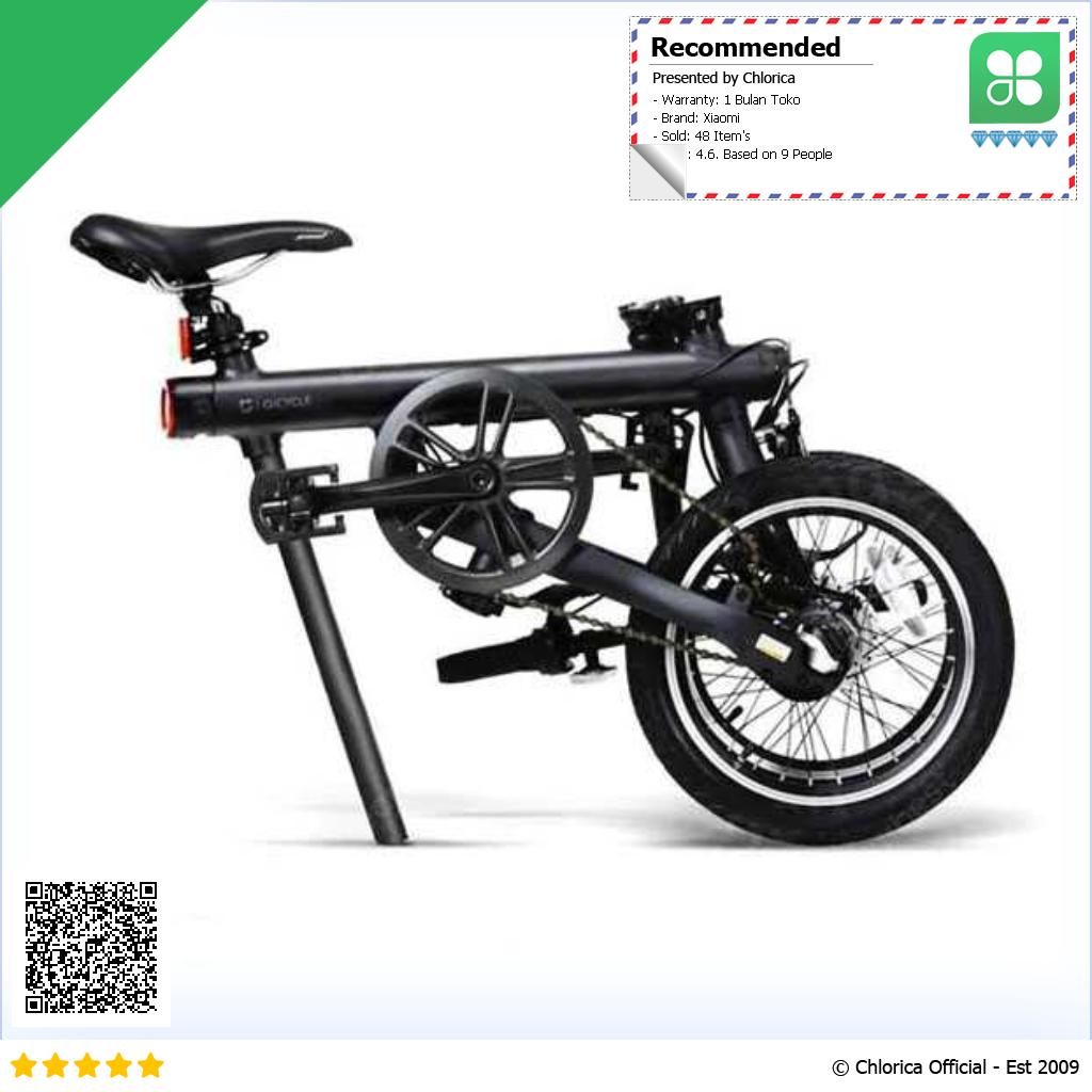 Xiaomi QiCycle EF1 Sepeda Listrik Lipat Moped Smart Bike China Version TDR01Z