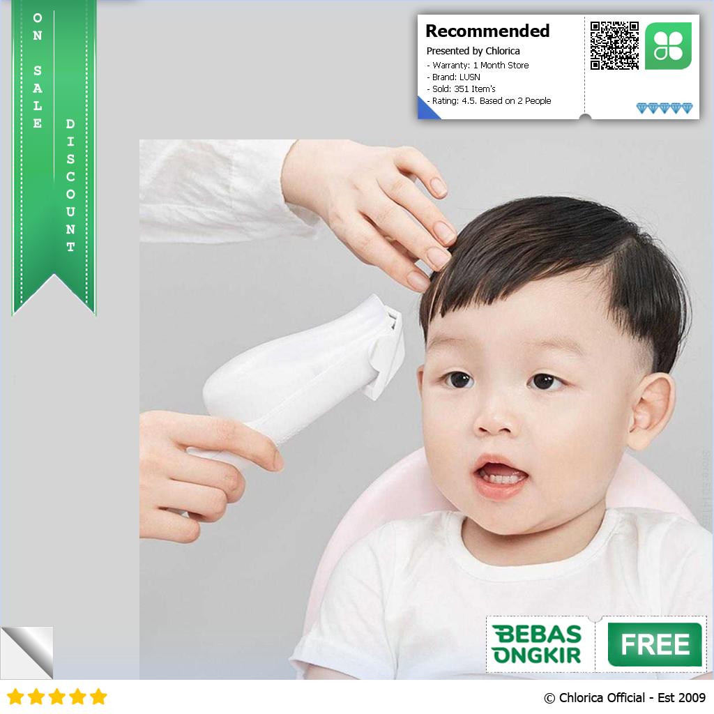 LUSN Alat Cukur Rambut Bayi Vacuum Hair Trimmer L DH006