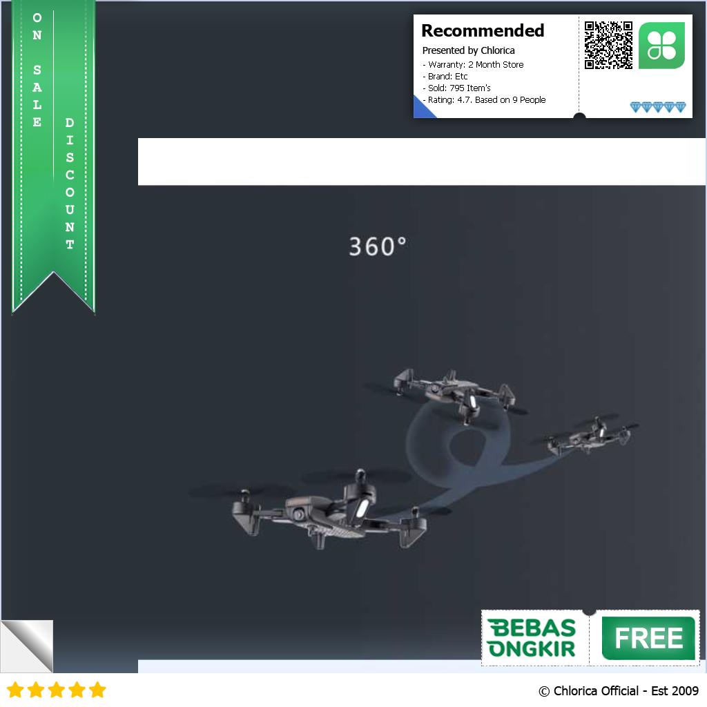 IDM DA MING Quadcopter Drone Selfie WiFi Dual Camera 2MP DM107S