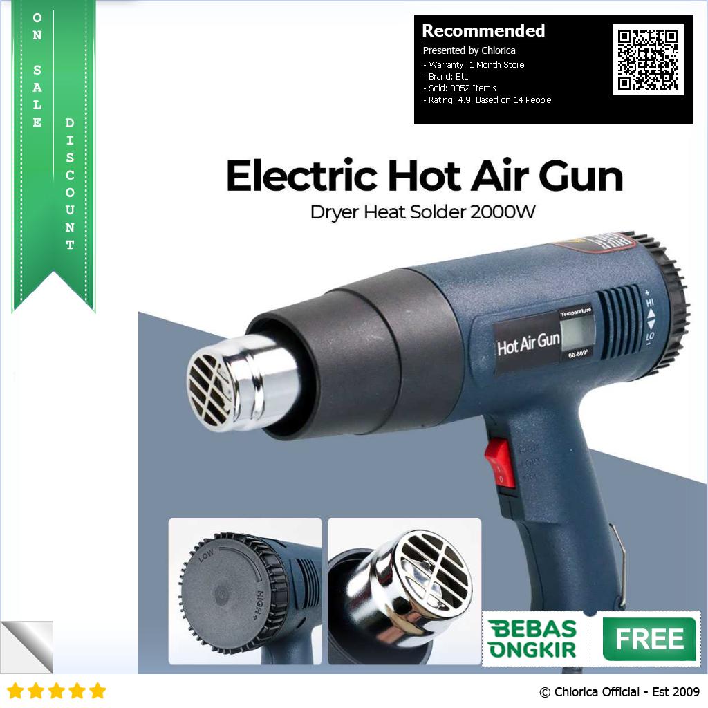 ZHCY Electric Hot Air Gun Dryer Heat Solder 2000W