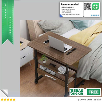 TaffHOME Meja Laptop Adjustable Portable Working Desk 3 Layer 60x40cm ND04