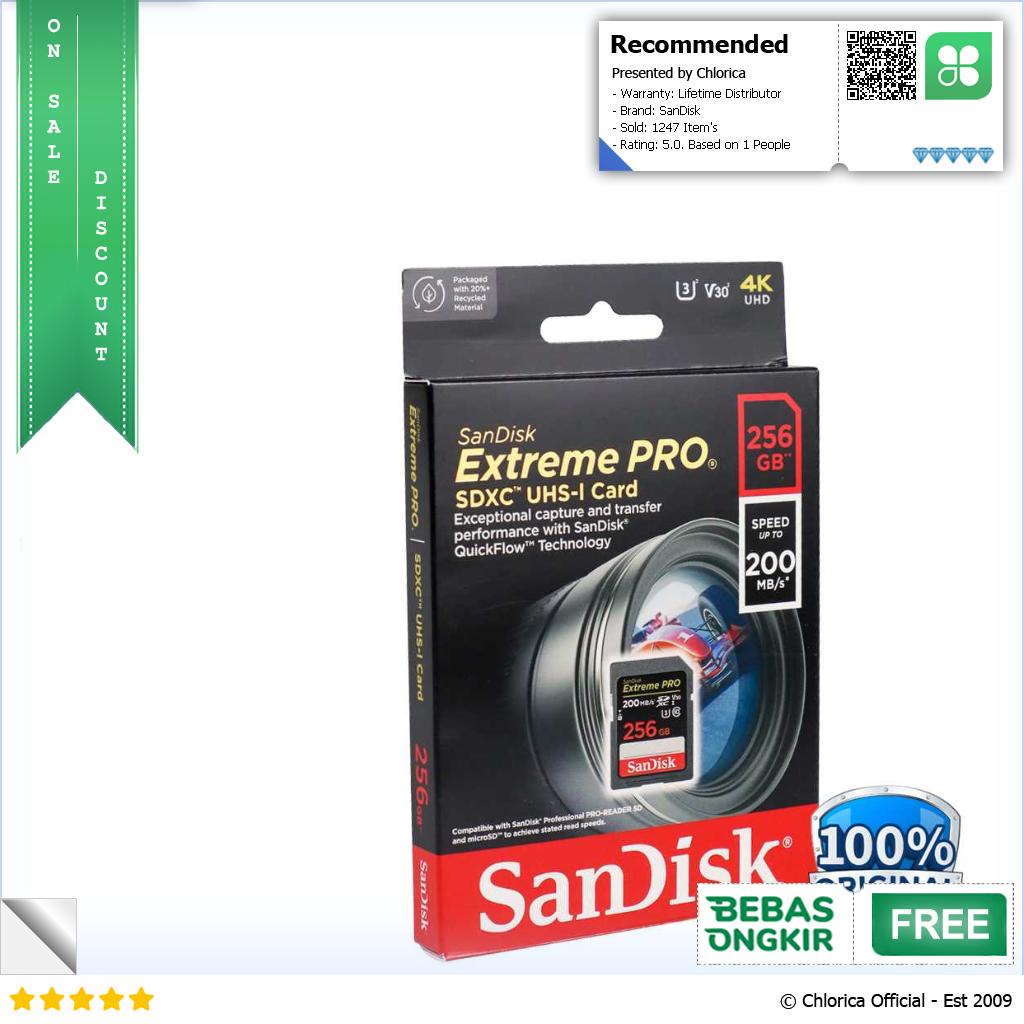 SanDisk Extreme PRO SDXC HC UHS I Card U3 V30 100MB s 200MB s