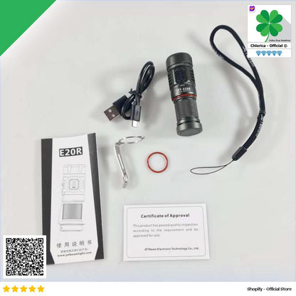 JETBeam Senter LED Luminus SST40 990 Lumens E20R