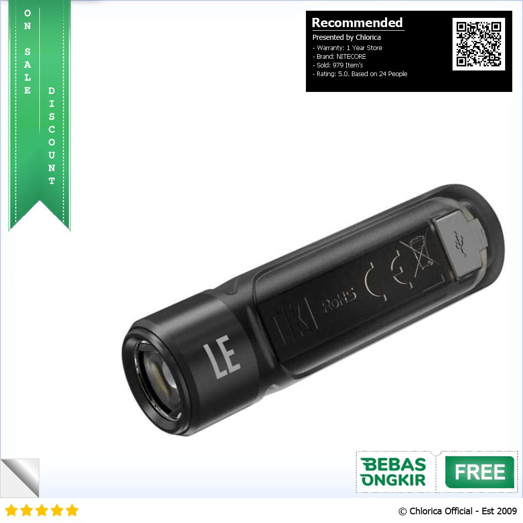 NITECORE TIKI LE Mini Senter LED OSRAM P8 300 Lumens