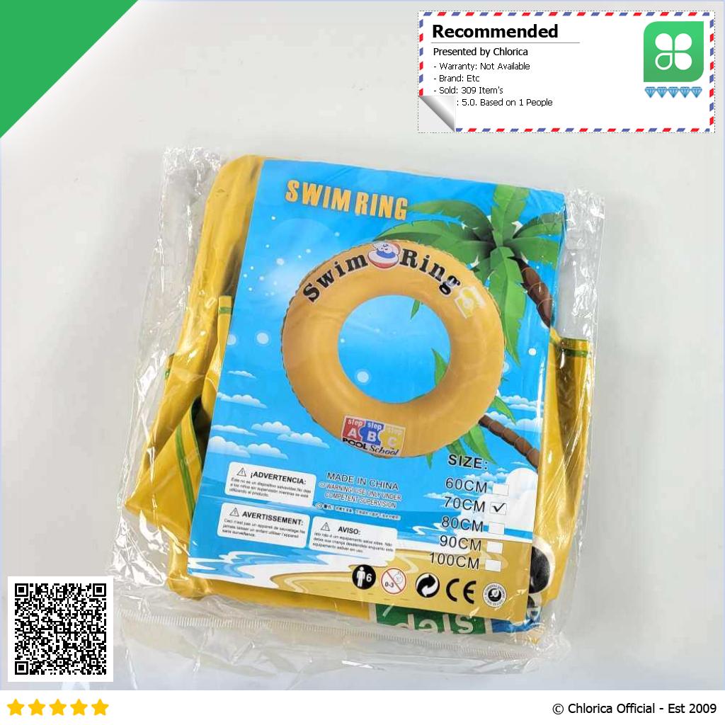 VKTECH Ban Renang Anak Pelampung PVC Inflatable Swimming Ring V03