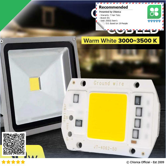 Arcomm Chip LED Lampu COB Floodlight Spotlight 220V