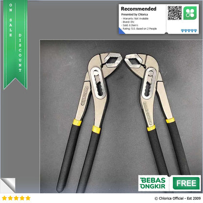 OUSIKA Tang Clamping Crimping Adjustable Wire Pliers Tongue and Groove OU95