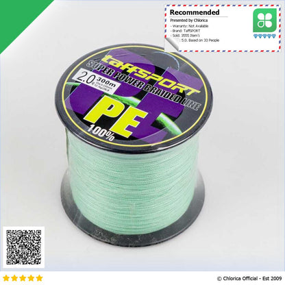 TaffSPORT Senar Tali Benang Pancing Fishing Line PE Braided 300M TF102