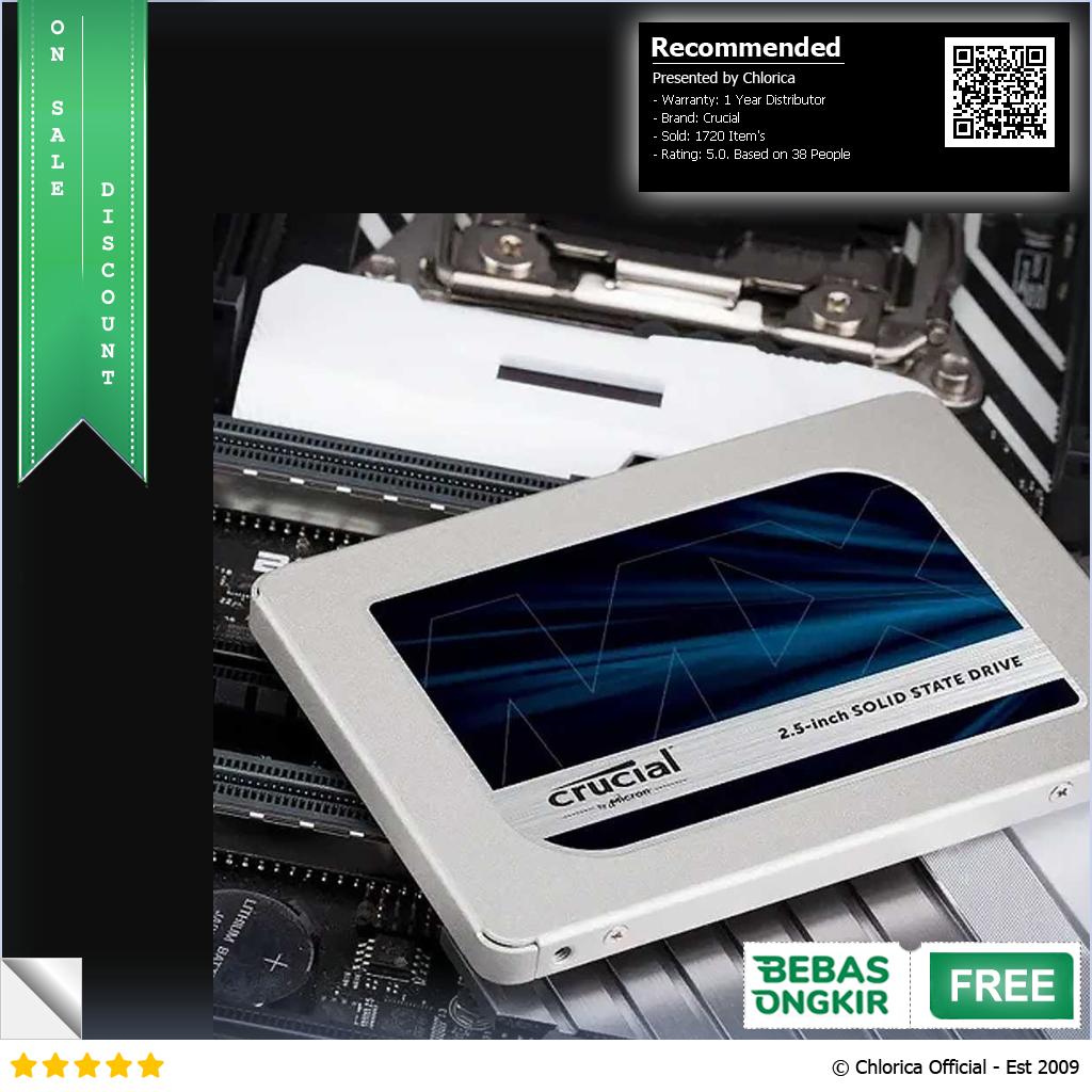 Crucial MX500 SSD 560MB s SATA III 2.5 Inch