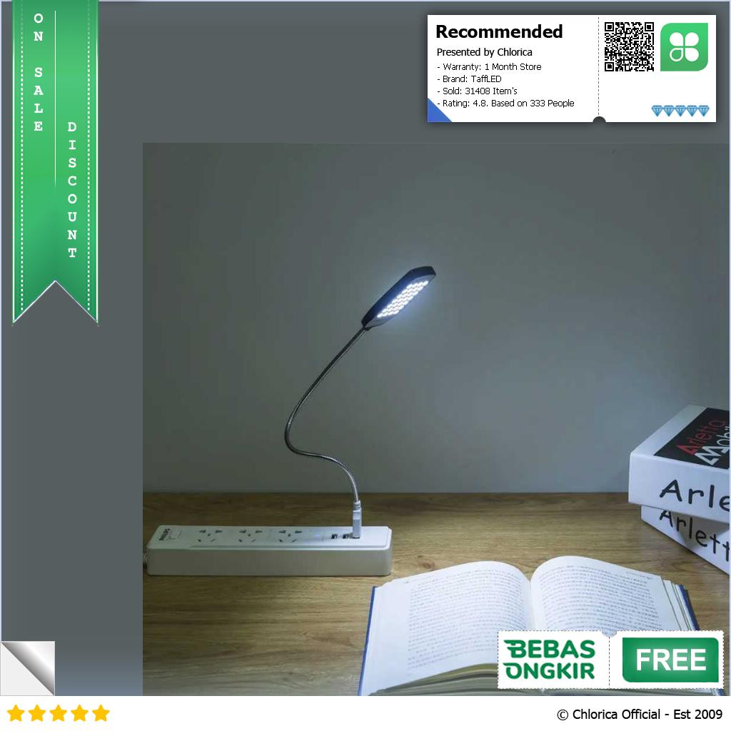 TaffLED Goodland Lampu Baca Mini LED USB Cool White 1.5W with Switch LZY 028