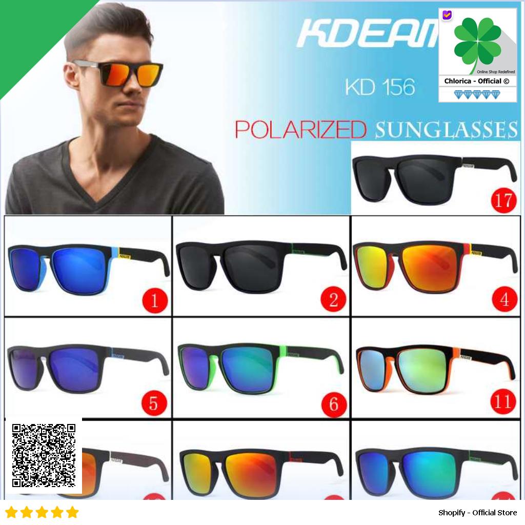 KDEAM Kacamata Sunglasses Unisex Polarized Anti Silau Outdoor UV200 KD156