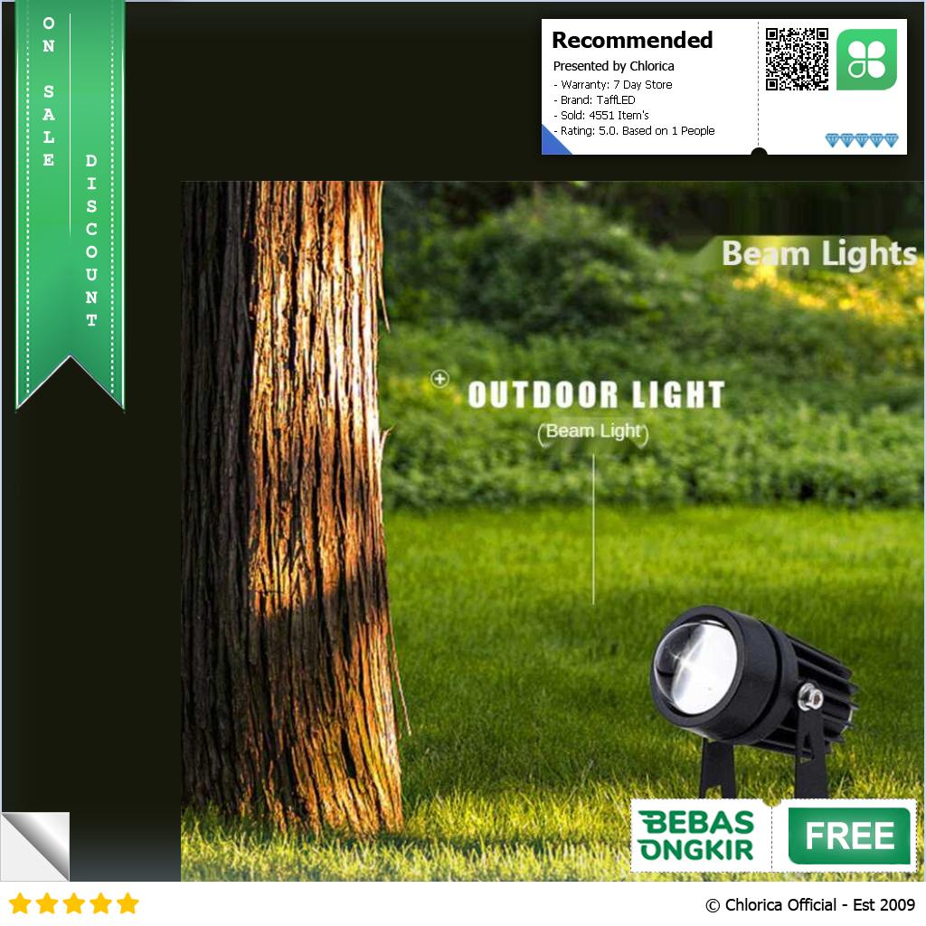 TaffLED Lampu Taman Hias Sorot Garden Spotlight Waterproof 90 240V 5W KU 02