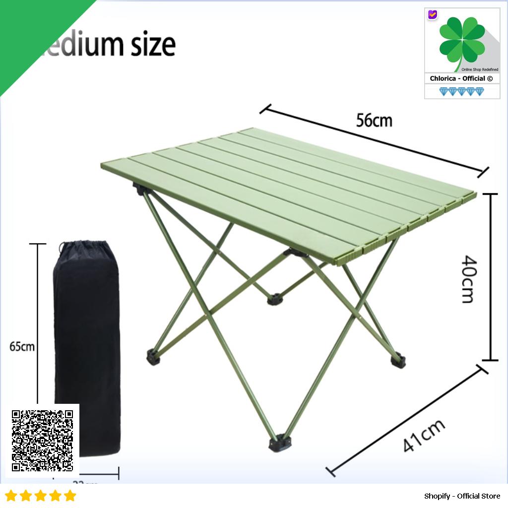 TaffSPORT Meja Lipat Piknik Foldable Portable Aluminium Table 8825