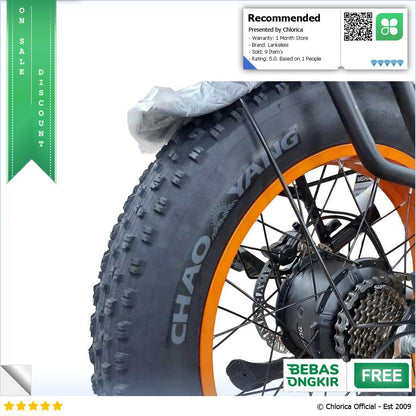 Lankeleisi Kommoda Sepeda Listrik Fat Bike Tire 20x4 Inch 48V 14Ah PANDA