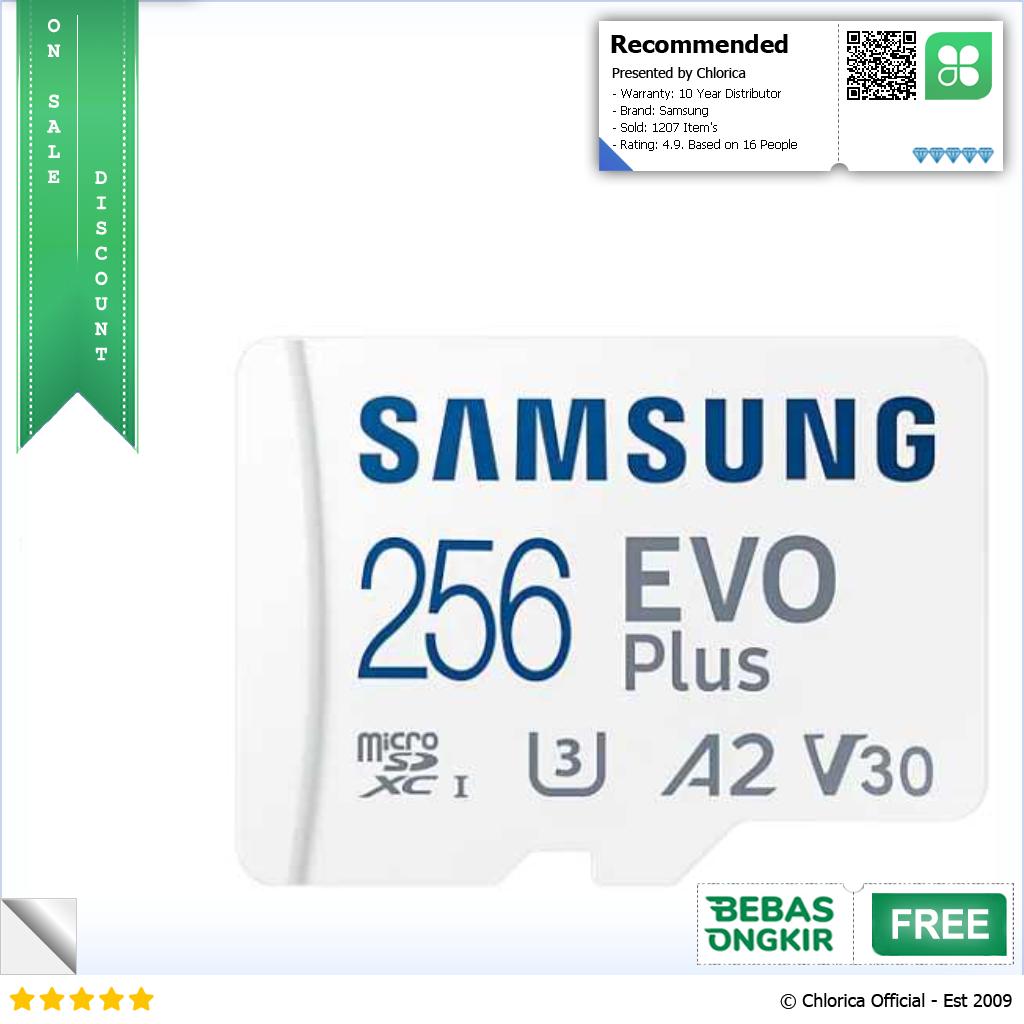 Samsung EVO Plus MicroSDXC EVO U3 V30 A2 130MB s with Adaptor