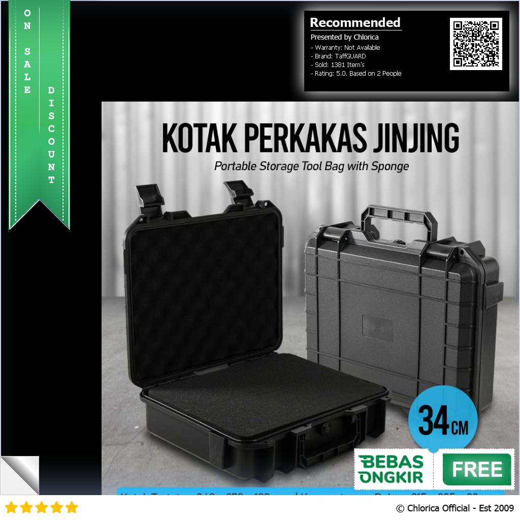 TaffGUARD Kotak Perkakas Jinjing Portable Storage Tool Bag with Spons BO 23