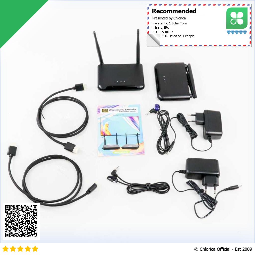 PAKITE AV Sender Wireless Transmitter Receiver 2.4GHz 150M BIN 850