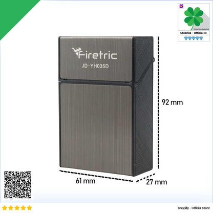 Firetric Kotak Rokok 20 Slot Anti Lembap Moisture Proof JD YH035D