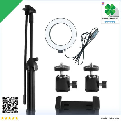 TaffSTUDIO Tripod Stand Holder Smartphone Boom Arm & Ring Light CN 171