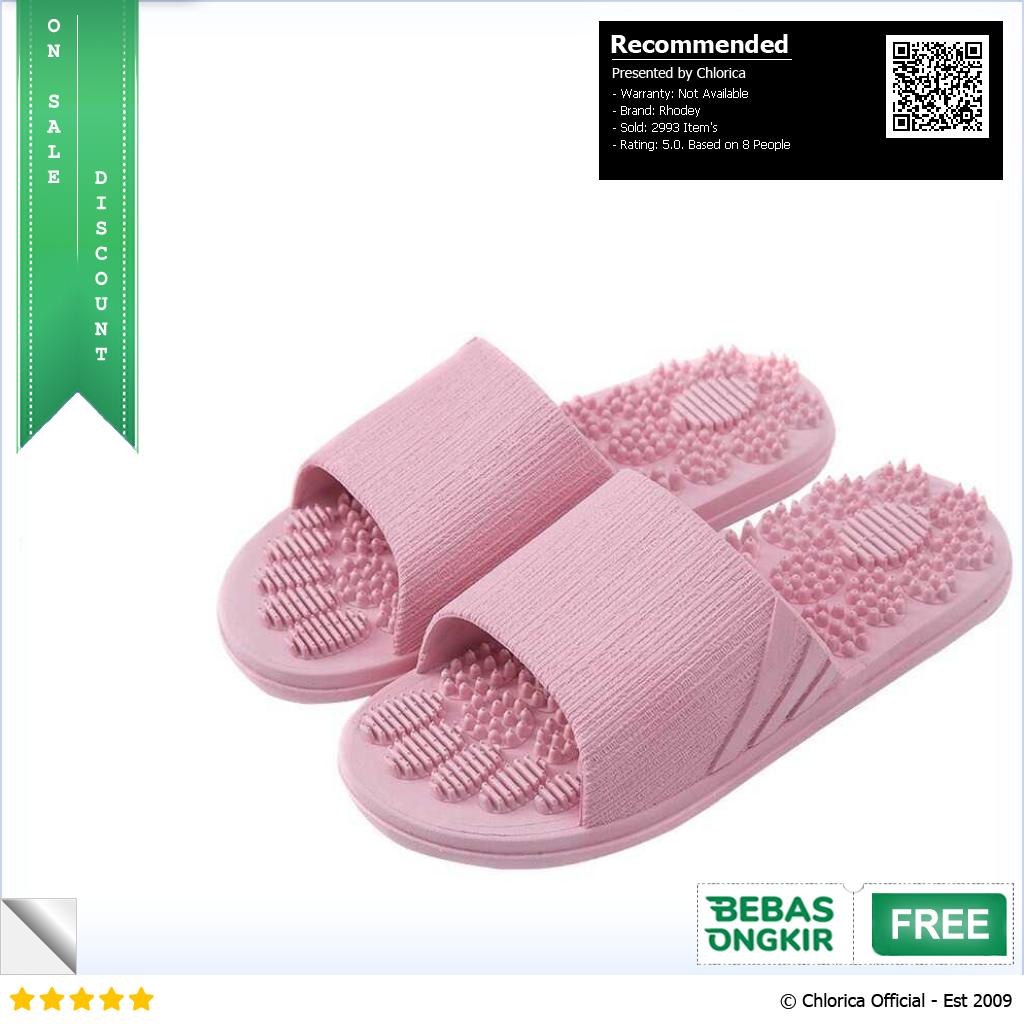 Rhodey Restee Sandal Rumah Anti Slip Slipper Soft PVC Unisex BL 8808