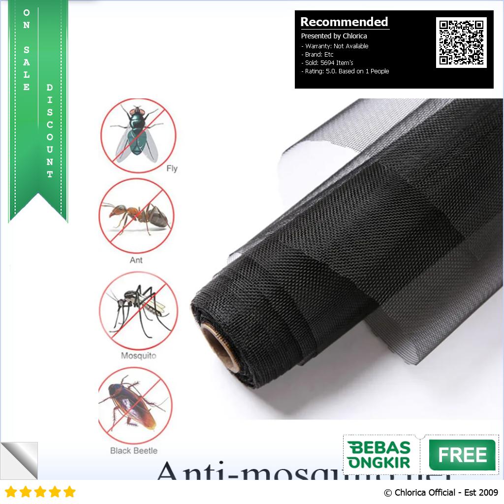 AWECOZEZQ Kasa Nyamuk Jaring Jendela Ventilasi Mosquito Net PP Nano AW15