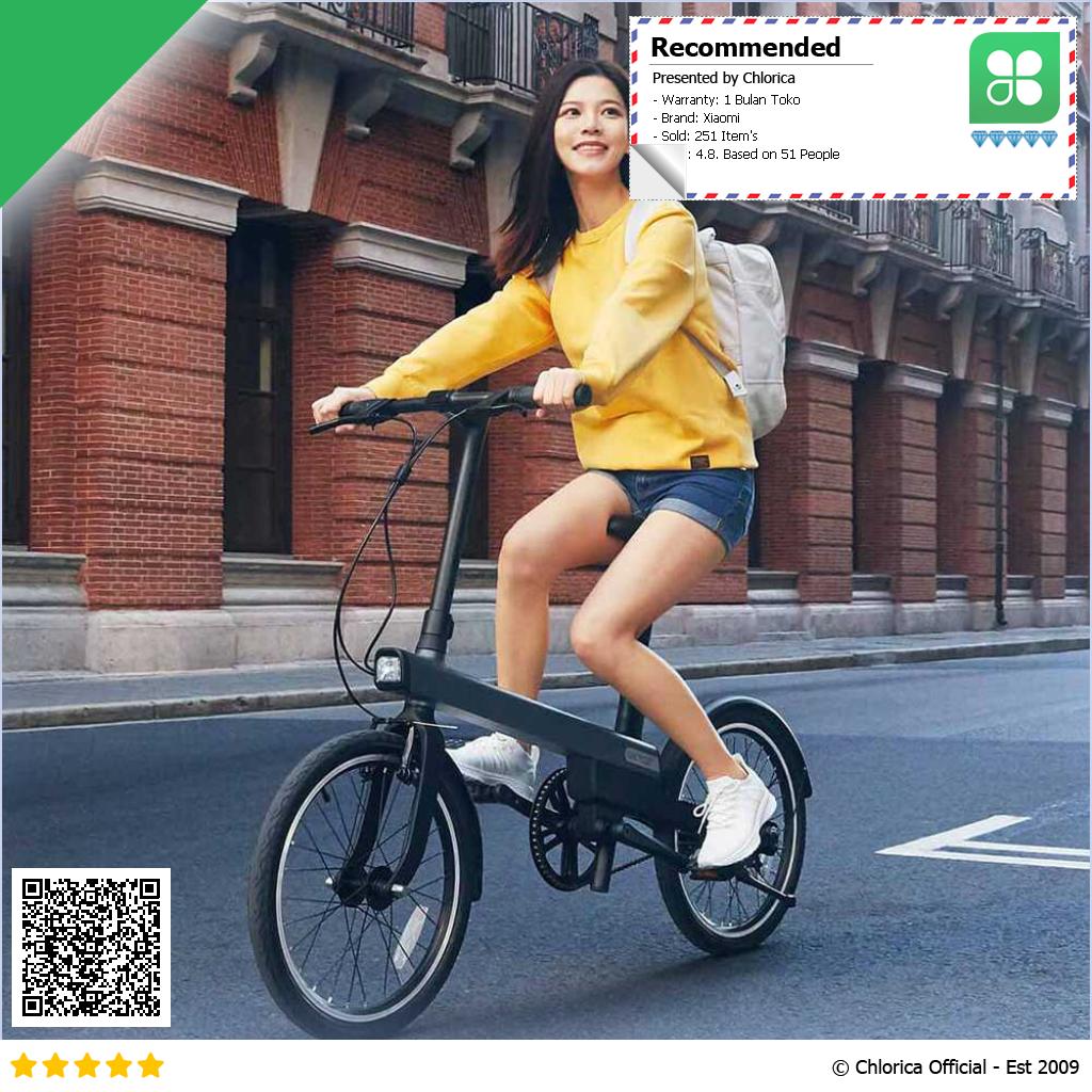 Xiaomi QiCycle EC1 Sepeda Listrik Smart Bike Moped 20 Inch TDP02Z