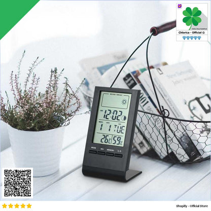 KKMOON Jam Meja Mini Digital Thermometer Hygrometer Weather Station CX220