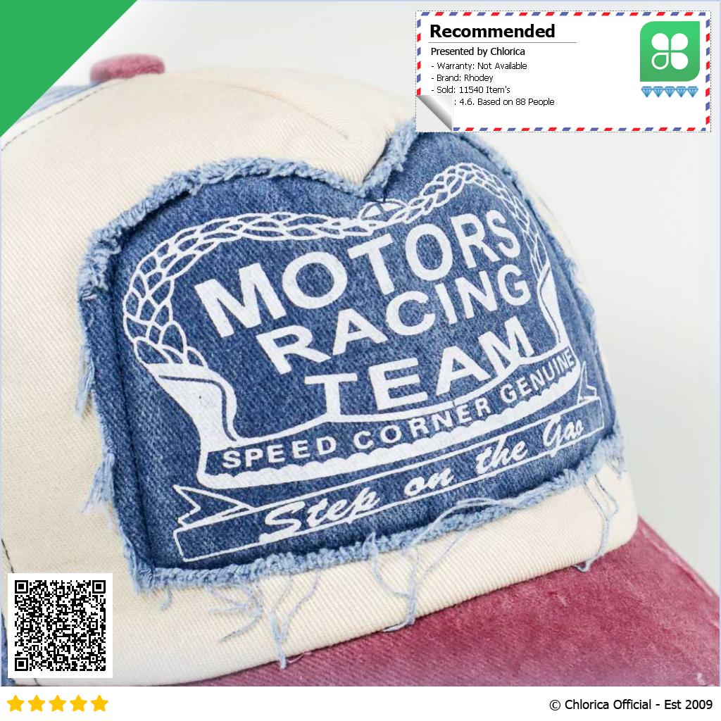 Rhodey Topi Baseball Cap Unisex Casual Hat Motors Racing Team NM261