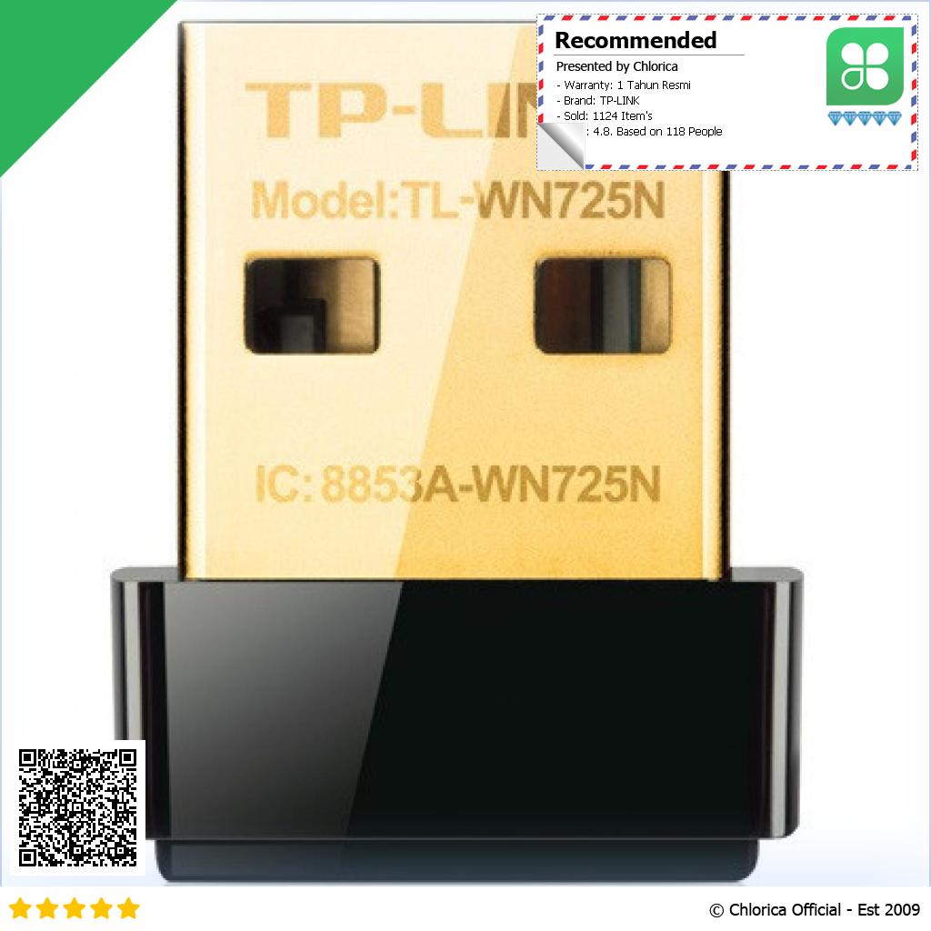 TP LINK Wireless Nano USB Adapter N150 TL WN725N