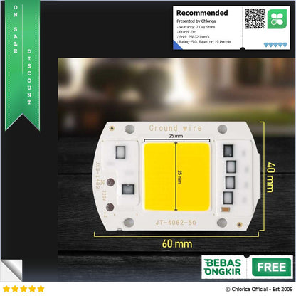 Arcomm Chip LED Lampu COB Floodlight Spotlight 220V