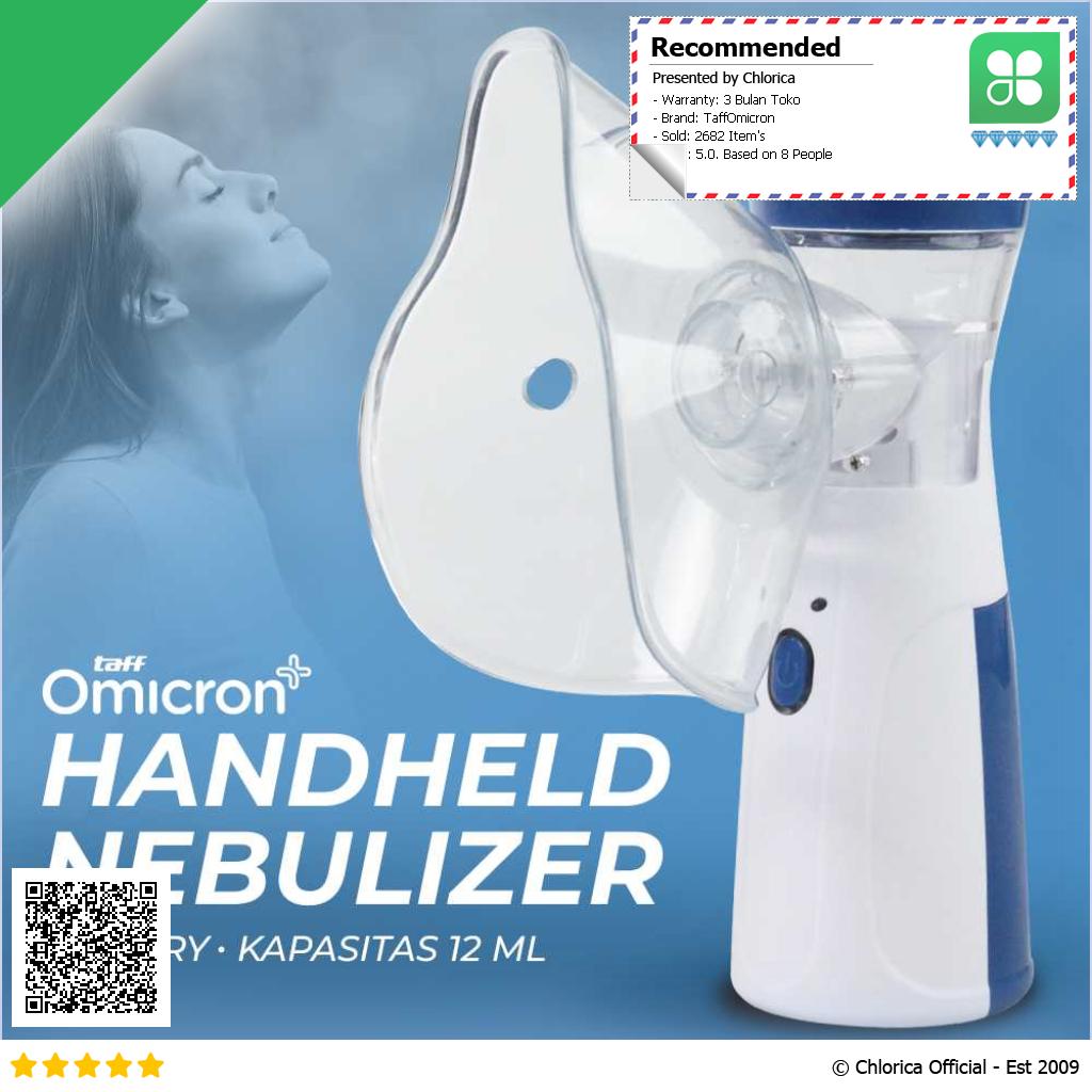 TaffOmicron Alat Terapi Pernapasan Handheld Inhaler Nebulizer Machine JSL W302