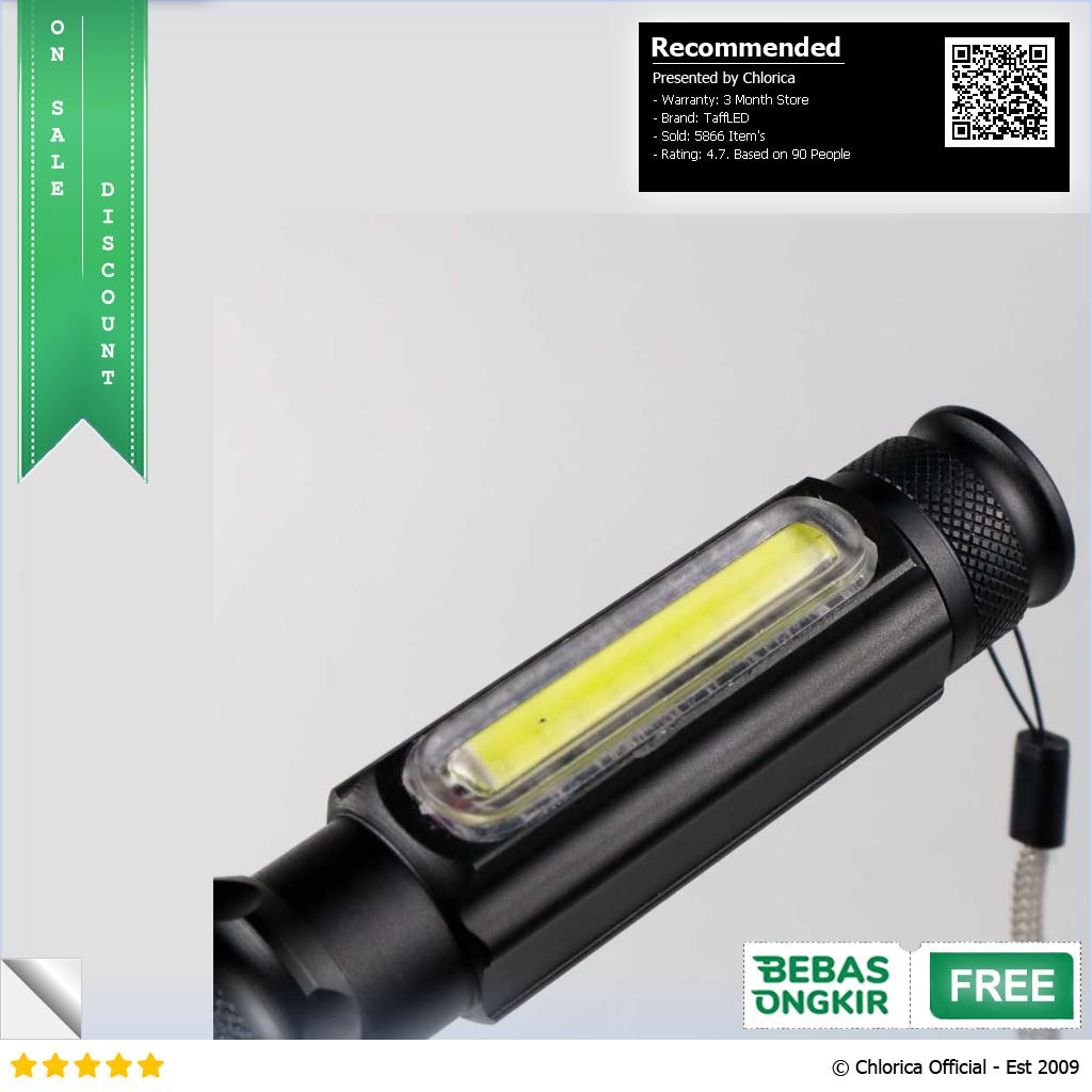 TaffLED Senter LED Lentera USB T6 dan COB 2300 Lumens WY8106