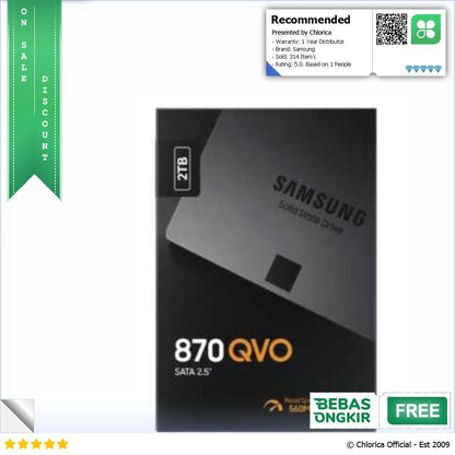 Samsung SSD 870 QVO 560MB s SATA III 2.5 Inch MZ 77Q0BW