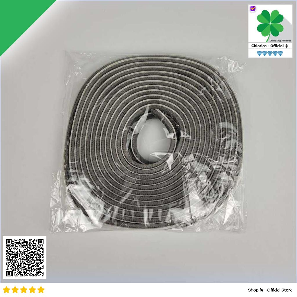 GANCHUN Lis Strip Pintu Brush Strip Sealing Insulation 10 M KK 062