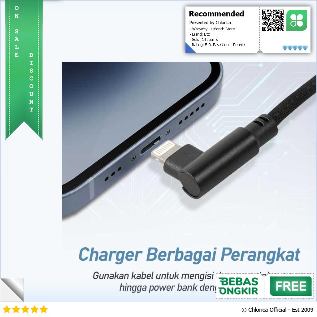 FELFIAL Kabel Data Lightning Multifungsi Fast Charging 15V 2A 1M FE 1M