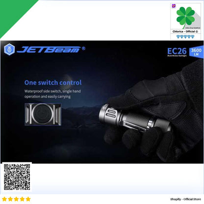 JETBeam Senter LED Mini 4 CREE XP L HI 3600 Lumens EC26