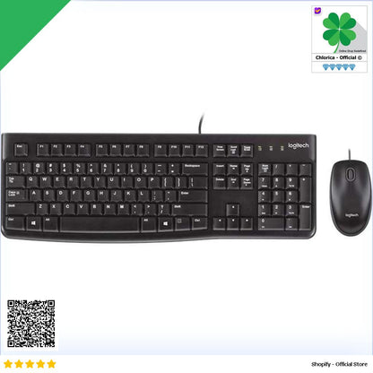 Logitech Desktop Combo Keyboard dan Mouse MK120