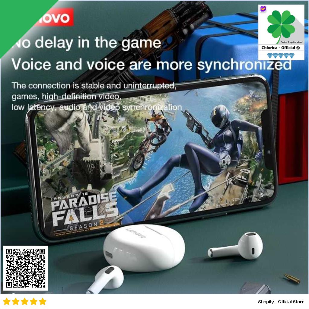 Lenovo TWS Earphone Bluetooth 5.0 Noise Reduction Waterproof 250mAh HT38