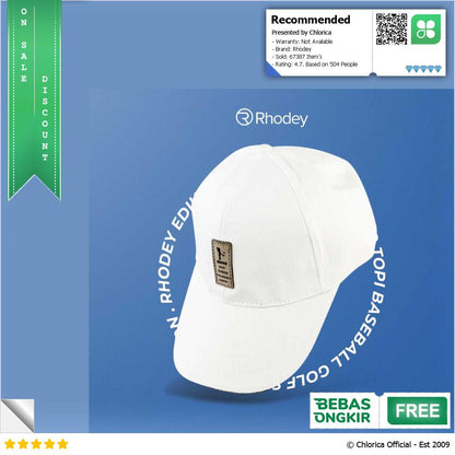 Rhodey EDIKO Topi Baseball Cap Polos Logo Ediko Golf RB68