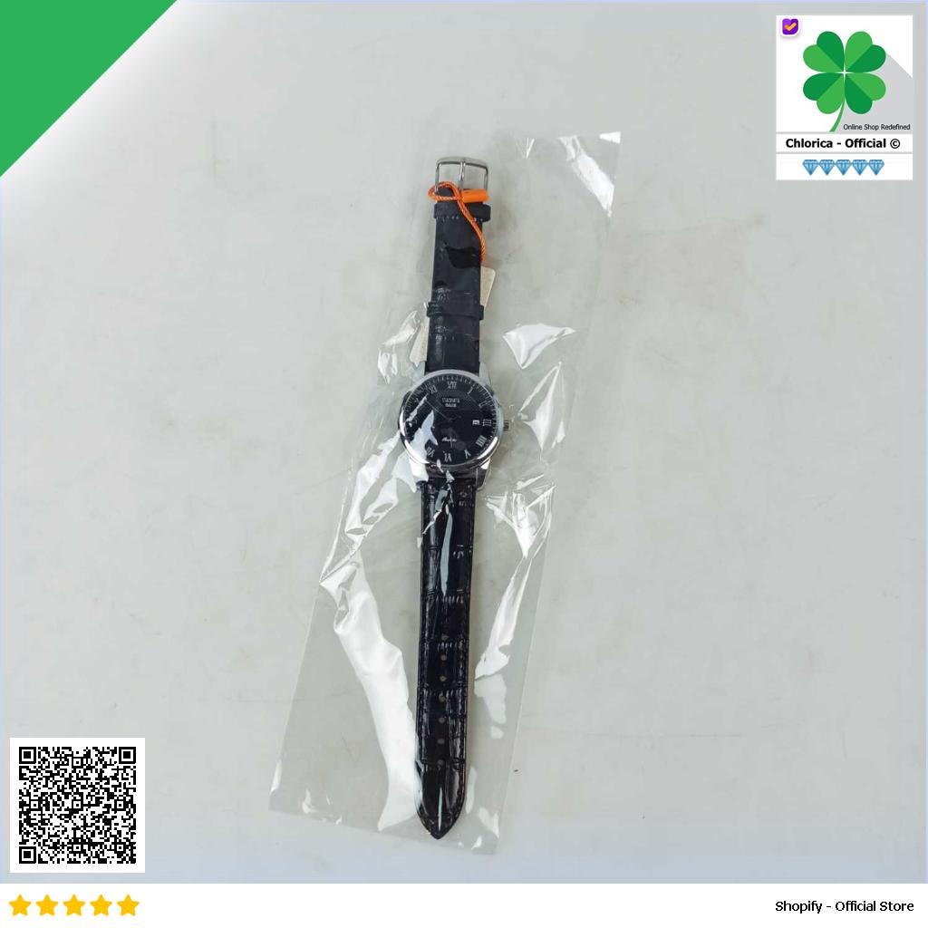 SKMEI Jam Tangan Analog Strap Kulit Anti Air 30M 9058CL