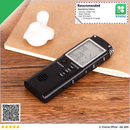 Taffware Perekam Suara Digital Voice Recorder 8GB T60