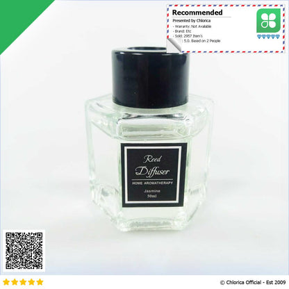 ZUOHE Pengharum Ruangan Aromaterapi Reed Diffuser 50 ml Z203