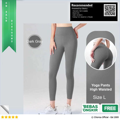 Cozok Yoga Pants Celana Olahraga High Waist Tight Traceless Fitness MT20