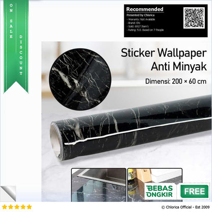 DICOR Sticker Wallpaper Meja Dinding Dapur Anti Minyak WGFYT4B